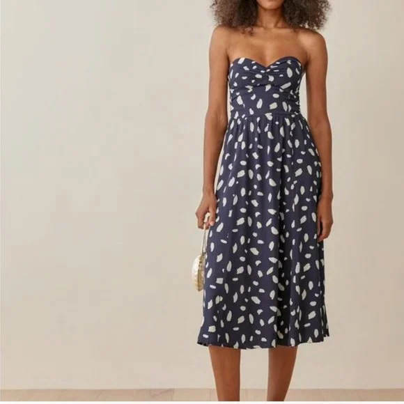 Reformation Aymeline Dress Splatter - Picture 3 of 9